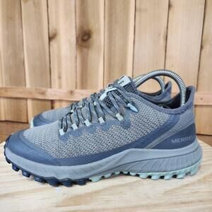 Merrell Bravada Hiking Shoes Womens 7 Gray Mesh Trail Running Sneakers